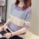 O-neck Loose Knit Pullover Women Long-sleeve Sweater Spring Autumn Fashion Female Casual Stripe Sweaters O-neck Loose Knit Pullover Women Long-sleeve Sweater Spring Autumn Fashion Female Casual Stripe Sweaters