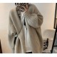 Korean version of the new lazy all-match loose solid color sleeve knitted sweater cardigan jacket Korean version of the new lazy all-match loose solid color sleeve knitted sweater cardigan jacket
