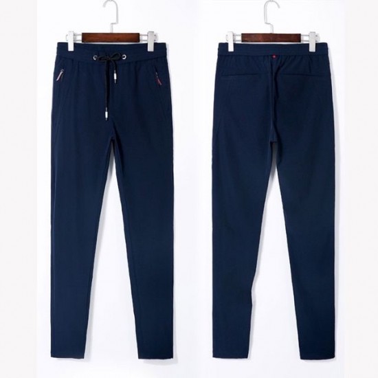 Summer ice silk and denim pants ultra-thin men's quick-drying breathable sports casual pants Summer ice silk and denim pants ultra-thin men's quick-drying breathable sports casual pants