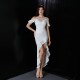 Womens Front short back long bright film long dress dress prom party etiquette celebration evening dress Ruched Ruffle Formal Evening Dress Slim Maxi Dresses Womens Front short back long bright film long dress dress prom party etiquette celebration evening dress Ruched Ruffle Formal Evening Dress Slim Maxi Dresses