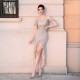 Womens Front short back long bright film long dress dress prom party etiquette celebration evening dress Ruched Ruffle Formal Evening Dress Slim Maxi Dresses Womens Front short back long bright film long dress dress prom party etiquette celebration evening dress Ruched Ruffle Formal Evening Dress Slim Maxi Dresses