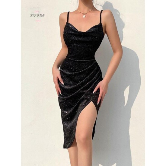 Velvet 2023 Summer Women Bodycon Long Solid Midi Dress Sleeveless Backless Elegant Party Outfits Club Clothes Velvet 2023 Summer Women Bodycon Long Solid Midi Dress Sleeveless Backless Elegant Party Outfits Club Clothes